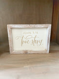 John 3:16 Sign Block