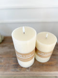 8" Led Pillar Candle - Wide
