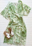 Curvy Floral Midi Dress