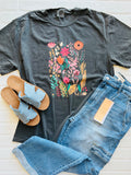 Curvy Wild Flower Tee