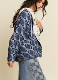 Curvy Patchwork Spring Jacket