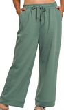 Curvy Scuba Drawstring Pant