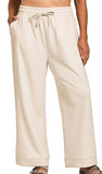 Curvy Scuba Drawstring Pant