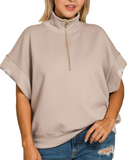 Curvy Scuba Half Zip