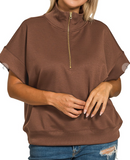 Curvy Scuba Half Zip