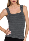 Festival Stone Washed Seamless Tank