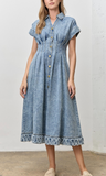 Picnic Denim Midi Dress