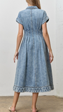 Picnic Denim Midi Dress