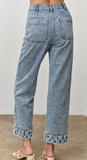 Mila Denim Fringe Jean
