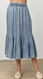 Countryside Ruffle Midi Skirt