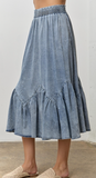 Countryside Ruffle Midi Skirt