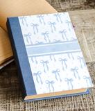 8.5" Blue Bow Notebook