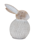 6" Resin Basket Bunny