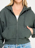 Basic Fleece Full Zip Hoodie