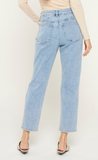 Mica High Rise Distressed Mom Jean