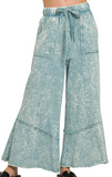 Boho Exposed Seam Flare Pant