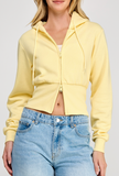 Relax Fit, Two Way Zip Hoodie