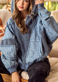 Vintage Leopard Denim Jacket