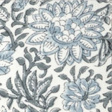 Dark Sage & Steel Dahlia Pillow
