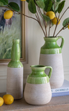 Spring Green Jug Vase