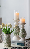 Green Gables Ceramic Candle Holder
