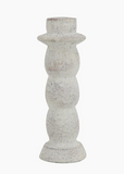 8.5" Tiered Cement Candle Holder