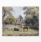60" x 47" Pasture Canvas Print
