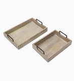 Wood Rectangle Trays