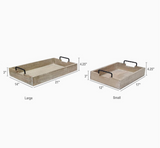 Wood Rectangle Trays