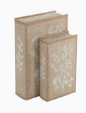 Burlap Cottage Book Boxes