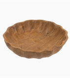 10" Teak Wood Bowl