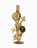 12" Golden Garden Taper Holder