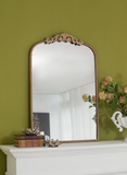 40" Antique Portrait Gold Mirror