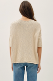 Cotton Slub V-Neck Tee