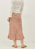 Floral Print Midi Skirt