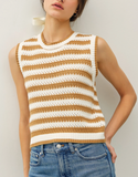 Chunky Knit Stripe Tank