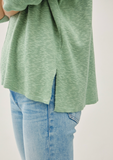Relaxed Cotton Slub Sweater