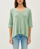 Relaxed Cotton Slub Sweater