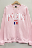 Paris Embroidered Crew