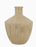 13.5" Earthy Gold Terracotta Vase