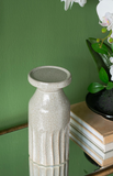 9" Natural Stone Ceramic Candle Holder