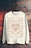 Love Floral Sweatshirt