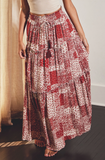Paisley Patchwork Maxi Skirt