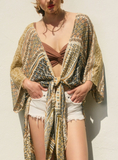 Olive Tree Kimono Duster