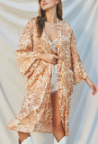 Sunburst Sash Belt Kimono
