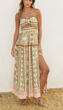 Bahamas Smocked Maxi
