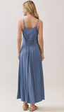 Slate Button Dress