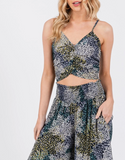 Artist Ruched Cami Crop
