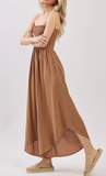Cinnamon Strapless Jumpsuit