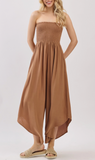 Cinnamon Strapless Jumpsuit